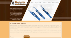 Desktop Screenshot of medelecinstrument.net